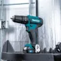 Taladro Percutor Inalámbrico Makita HP333DWYX3 12V Max CXT Taladro percutor electrico - en uso