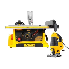 Sierra de Banco DeWalt DWE7470 + Caladora 550W Kit Promocional