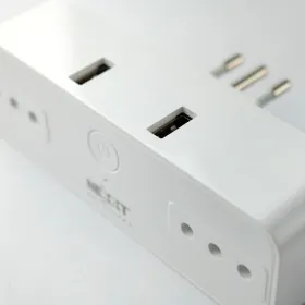 Accesorio Eléctrico Enchufe Inteligente con 2 Tomas y 2 Usb NEXXT Ferreteria