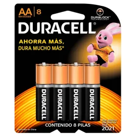 Pack de Pilas Alcalinas Duracell AA x12 Unidades Ferreteria
