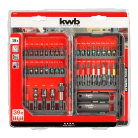 Set de Puntas Impact Force KWB Einhell 39 Piezas 49109010 con Dados y Porta Puntas Set punta philips