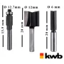 Set de Fresas Rectas KWB Einhell 1/4" 49757010 comprar en Chile