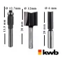 Set de Fresas Rectas KWB Einhell 1/4" 49757010 Accesorios fresadoras - vista detalle
