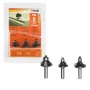 Set de Fresas para Molduras KWB Einhell 1/4" 49757020 precio online