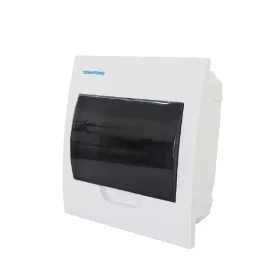 Tablero Eléctrico Embutido Stanford 18 Polos con Tapa Humo Electricidad