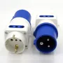 Adaptador enchufe Industrial 3x2pT 10/16A 220V comprar en Chile