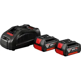 Kit de 2 baterias 18 Volts 4 Ah + Cargador Bosch Bateria para herramienta