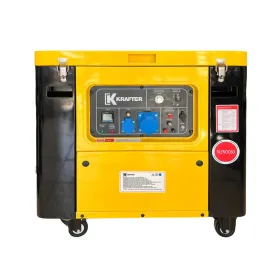 GENERADOR DIESEL 6 KVA 220V P/E INSONORO PARA CONECTAR ATS KRD5000EI Generadores Electricos