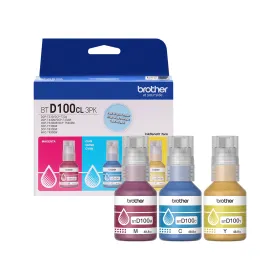 Kit de Tintas Colores Brother BTD100CL3PK Tinta inyección impresora