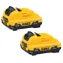 Pack 2 Baterías DeWALT DCB124-2B3 12V MAX 3.0 Ah Ion-Litio Herramienta inalambrica sin bateria