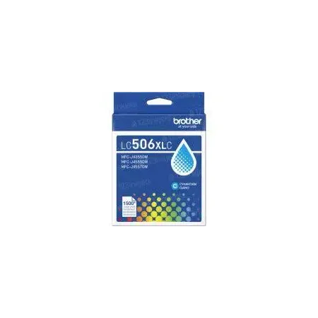 Tinta Cian Brother LC506XLC Alto Rendimiento para MFC-J6960DW Tinta inyección impresora