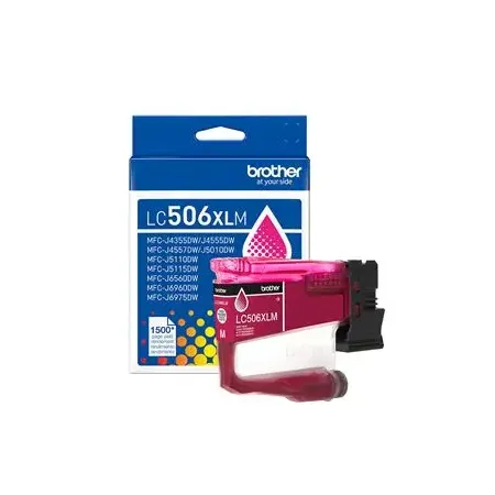 Tinta Magenta Brother LC506XLM Alto Rendimiento para MFC-J6960DW Tinta inyección impresora