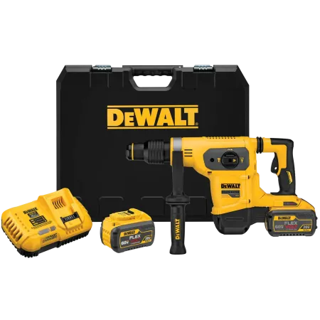 Rotomartillo SDS Max 60V 5KG | Incluye 2 baterías 9Ah + Cargador 8Ah + Maleta de traslado Rotomartillo inalámbrico