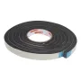 Cinta Espuma Adhesiva 1C PVC Negra 3 mm x 12 mm x 25 m Cintas