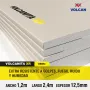 Plancha de Volcanita Extra Resistente XR ST 12,5 mm x 1,2 x 2,4 m Volcán