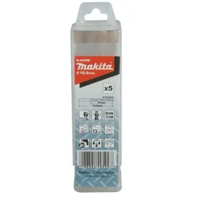 Broca HSS-TIN Metal 5 Pcs Makita - Todas las Medidas Brocas