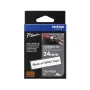 Cinta Flexible Brother TZe-FX251 Negro sobre Blanco 24 mm x 8 m Original comprar en Chile