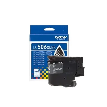Tinta Negra Brother LC506XLBK Alto Rendimiento para MFC-J6960DW Tinta inyección impresora