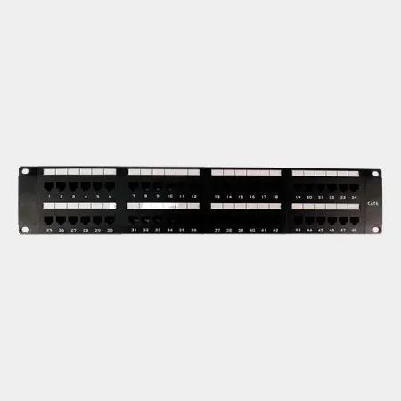 Patch Panel 48 Puertos Cat6 UTP 110 para Rack 19 TRIPLEE