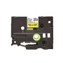 Cinta Rotuladora Brother TZe-FX651 Negro sobre Amarillo Flexible ID 24 mm precio online