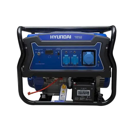 Generador Hyundai Gasolina 7,5/8,3 Kw/Kva P.eléctrica monofásico Abierto c/ruedas Generadores Electricos