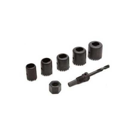 Set Sierra Copa 6PZS 32,38,48,54,64mm ADAP C/Broca Piloto(10mm) D-70203 Makita