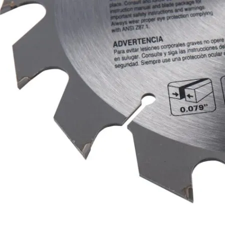 Disco de Sierra Makita D-03420 7-1/4” (185 mm) 16 Dientes para Madera Corte Rápido Disco para sierra