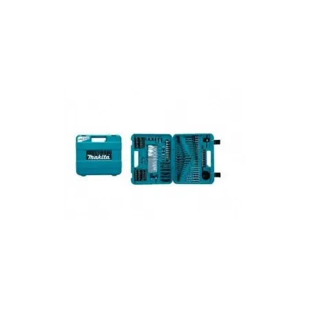 SET de BROCAS 100 PCS HSS-R METAL, Albañileria X5 Maletas Makita Accesorios de herramienta