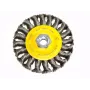 Grata Metálica Rueda Plana 4" Trenzada M14 Alambre Carbono 0020'' Dewalt Accesorios de herramienta