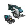 Sierra Circular 5-3/8 (136 mm)  3.600 rpm. (0°:51mm / 45°:35mm) 2,7 kg. / 2 Baterías Li-ion 3,0Ah + Cargador precio online