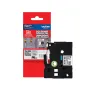 CINTA ADHESIVO DOBLE NEGRO SOBRE PLATEADO 24MM comprar en Chile