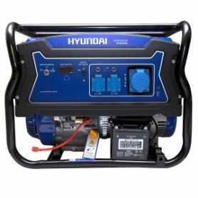 Generador Hyundai Gasolina 6.5 Kva Partida Eléctrica Monofásico Abierto C/ Ruedas