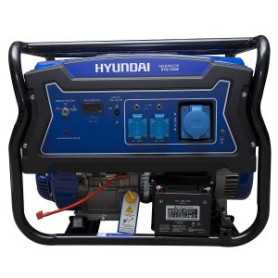 Generador Hyundai Gasolina 8.3 Kva Partida Eléctrica Monofásico Abierto C/ Ruedas