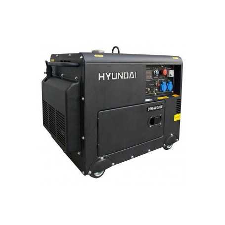 Generador Hyundai Diesel 5.3 Kva Partida Eléctrica Monofásico Cerrado