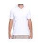 POLERA DRY FRESH HOMBRE MANGA CORTA BLANCO