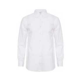 CAMISA OXFORD MANGA LARGA BLANCO