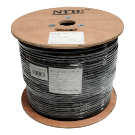 CABLE FTP CAT6 305MTS 23AWG CCA PVC NEGRO