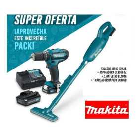 ASPIRADORA CL106 y TALADRO PERCUTOR HP333 12V