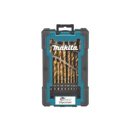 SET DE BROCAS makita HSS-TIN ECO 25PC