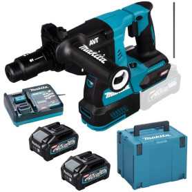 ROTOMARTILLO PLUS 40V+2BAT 4 A.H. Y CAR MAKITA HR003GM201