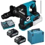 Martillo Combinado SDS+ 40 V max. 4 Ah, 2 baterias y Cargador en MAKPAC Makita HR004GM201 Herramientas