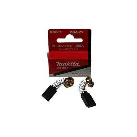 Makita 194285-9 327 304 / CB 323 - Juego de 2 cepillos de carbono, color negro