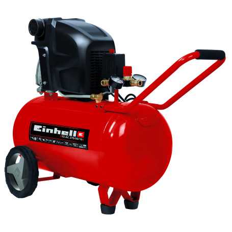 Compresor de aire 50L Einhell | 2,5 Hp | 270 l/min | 10 bar