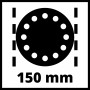 Lijadora orbital neumática Einhell 10.500 r.p.m. | Ø 125 mm