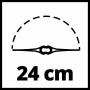 orilladora 18 v Einhell| diámetro de corte: 24 cm.
