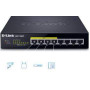 Switch Dlink Plug&Play 8 puertos Gigabit DGS‑108