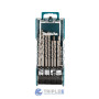 Set De Brocas Makita, 12 Psc - T.C.T - Hmct - Hormigon