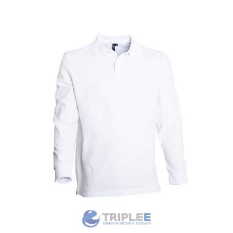 POLERA DRY FRESH HOMBRE MANGA LARGA BLANCO