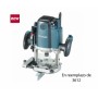 Rebajadora 1/2" Y 1/4" 1650 W. - 22.000 Rpm. Makita Rp1801