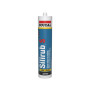 Silicona Acetica Transparente con fungicida Soudal 300 ml